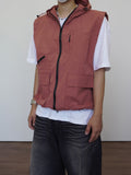 4 Pocket nylon hood vest