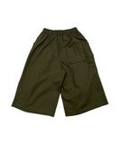 Cotton Two Tuck Bermuda Banding Pants