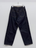 [non-fade] Pocket Selvedge Wide Denim Pants