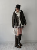 Rowle V-neck Overfit Cardigan