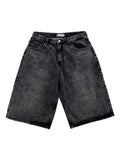 Snow Washing Three Quarter Bermuda Denim