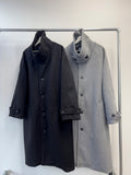Wool Balmacan Maxi Coat