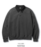 Lazy Field Pigment Collar Sweatshirt
