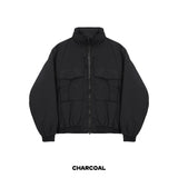 High-Neck Big Pocket Two-Way Padding