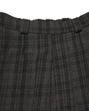 CHECK LOOP PLEATS SKIRT