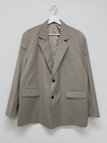Stripe Single Overfit Blazer