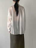 Rosie Tencel See-Through Loose Fit Blouse
