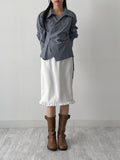 Pino Wrap Shirring Shirt