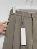 [unisex] Leel Two Tuck Banding Wide Slacks