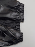 Crocker Glossy Leather Overfit Blouson