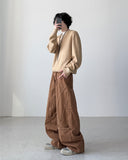 Pin Layered Round Knit