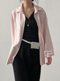 Striped Strap Long Shirt