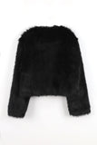 Belly soft fur jacket