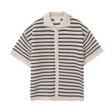 Chain Stripe Half Cardigan