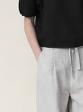[Premium] Whole Garment Beulwim Linen Round Knit