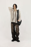 Dia rivet denim pants