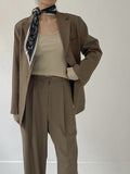 Jane Bjo High Waist Wide Slacks