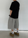 Hip-hop Tuck Bermuda Pants