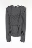 Layered ruby T-shirt