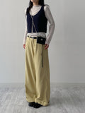 [Belt SET] Cabra Cotton Wide Pants
