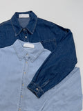 Breeze Denim Crop Shirt
