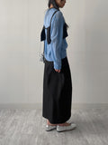Newpopo Strap Long Skirt