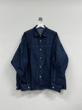 Denim Line Crop Shirt