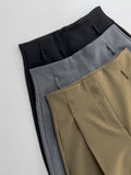 Meir Non-Obi Bermuda Slacks