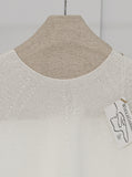 [Premium] Whole Garment Miru Short Sleeve Knitwear