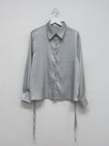 Satin Strap Loose Fit Blouse