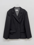 Grove Unbalanced Loose Fit Jacket