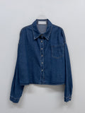 Breeze Denim Crop Shirt