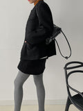 Bring corduroy A-line mini skirt