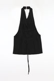 Halter back string sleeveless