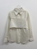 [Bustier SET] Kobi Stripe See-through Shirt