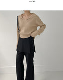 Beryl Wrap Skirt Boot Cut Slacks