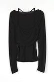 Layered ruby T-shirt