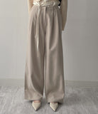 Kendil Two-Tuck Wide Slacks