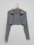 Berry Knitwear Bolero Cardigan