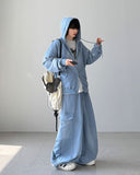 Haze Washing Hood Zip-Up