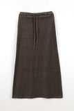 Rua Velvet Long Skirt