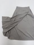[Setup Available] Pin Pleated Long Skirt