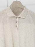 Puff Button Up Linen Knit