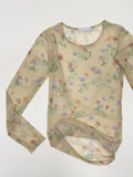 Flower See-through Layered T-shirt