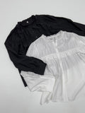 Frill Round Blouse