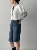 Pearl Puff Half Cardigan