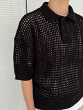 Punching Collar Knit