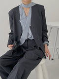 Taize Button Two-Tuck Wide Slacks