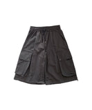 Nylon Big Cargo Bermuda Pants
