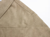 IL Cut Suede Quilted Jacket